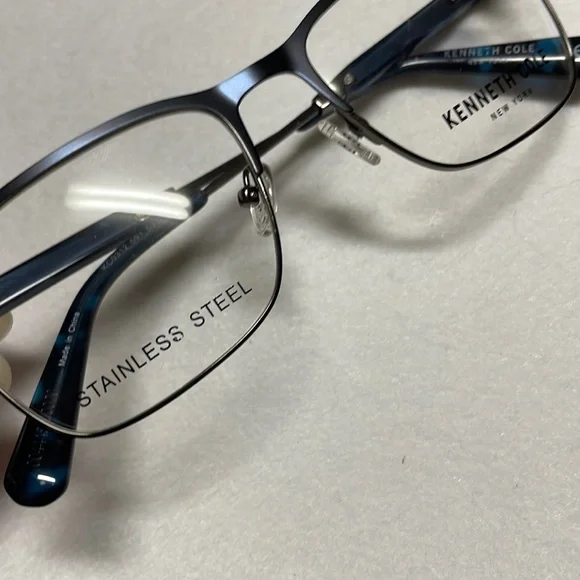 NEW Kenneth Cole Blue Metal Glasses